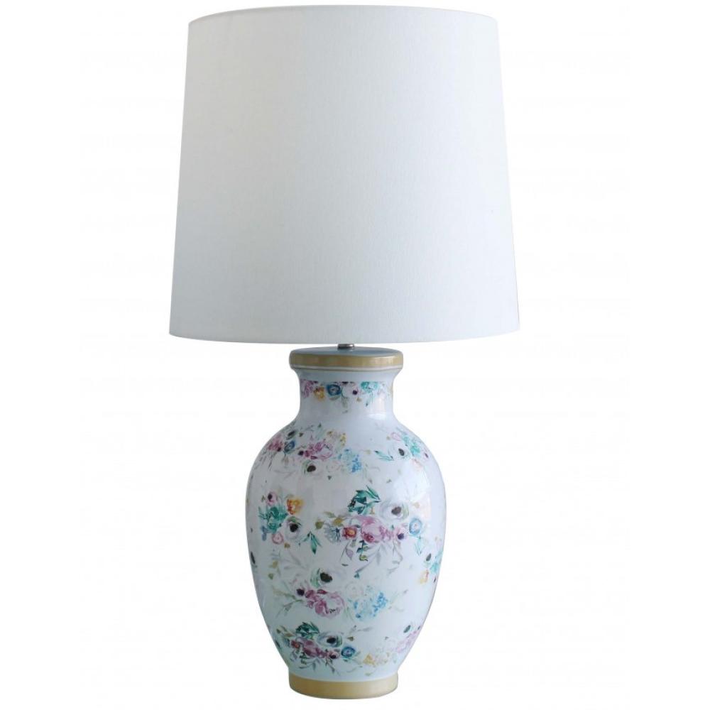 mintas keramia asztali lampa viragos romantikus elegans magas lampa klasszikus country provence kezzel festett hatasu nagymeretu asztal nappali haloszoba ejjeliszekreny feher bura provansz vilagitas lampak lameridiana.jpg
